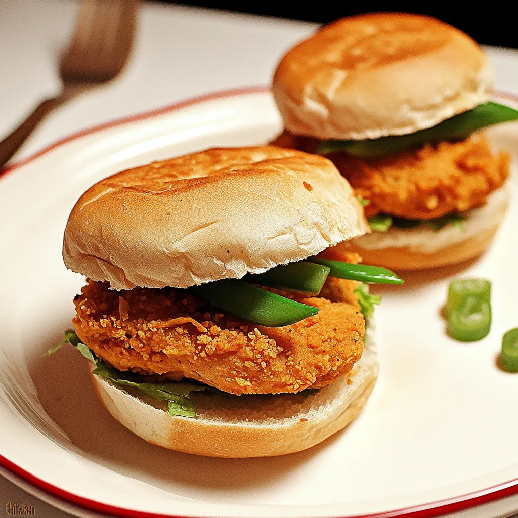 Vegetarian Chicken Sandwich Bites