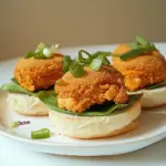 Vegetarian Chicken Sandwich Bites