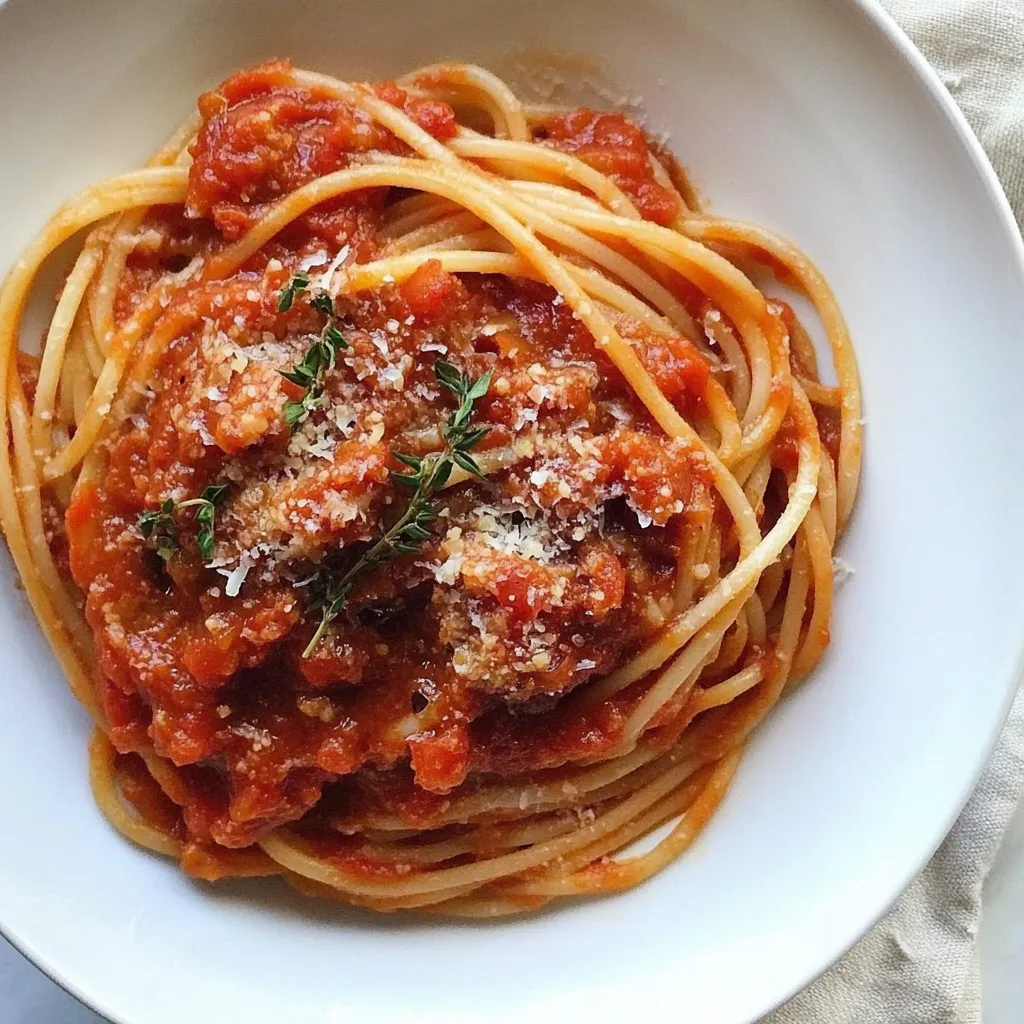 Vegetarian Spaghetti Sauce