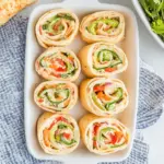 Veggie Pinwheel Tortilla Rollups