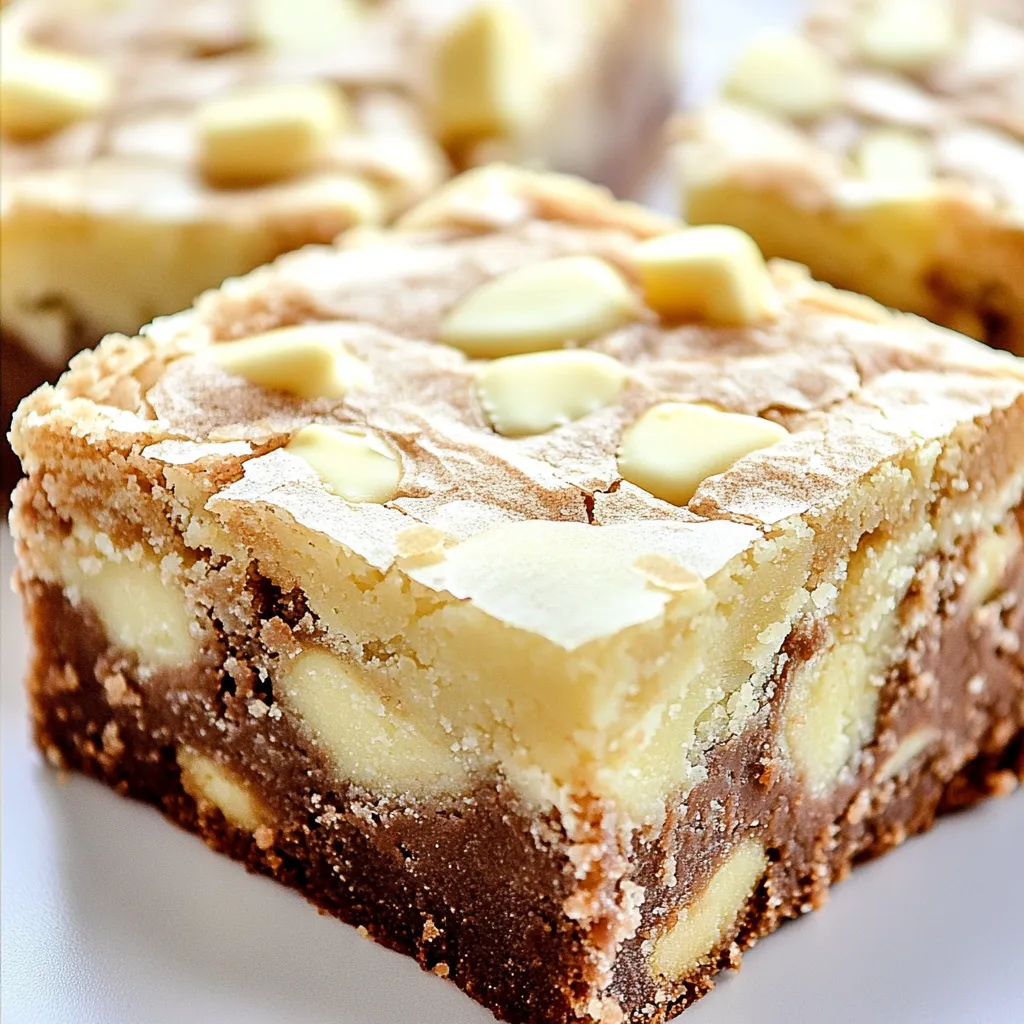 White Chocolate Brownies