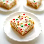 White Chocolate Christmas Blondies