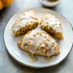 White Chocolate Pumpkin Scones