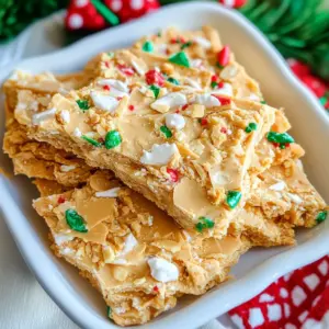 White Chocolate Peanut Butter Christmas Crack