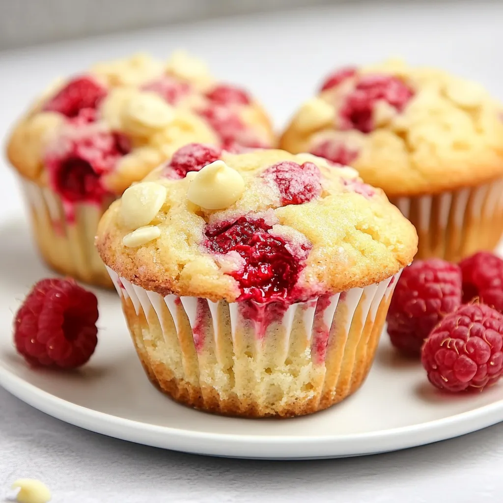 White Chocolate Raspberry Muffins