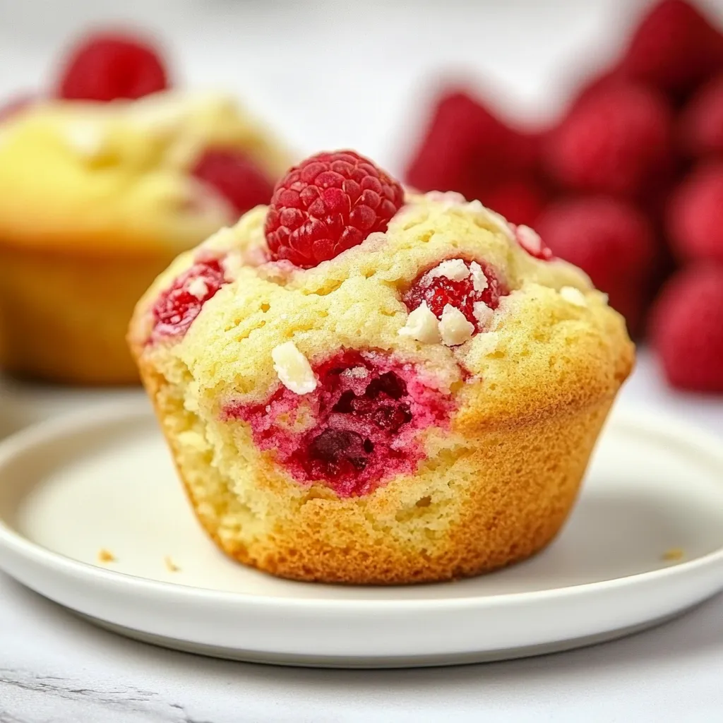 White Chocolate Raspberry Muffins