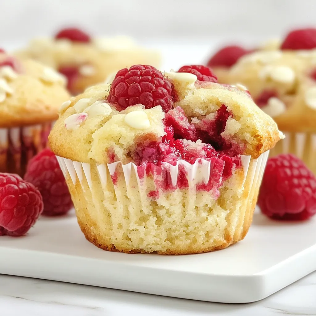 White Chocolate Raspberry Muffins