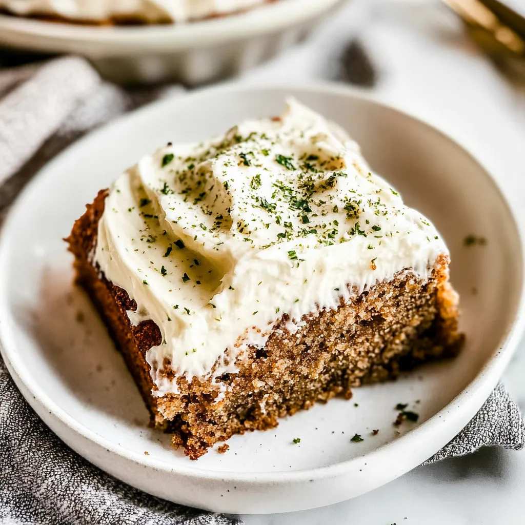 Zucchini Cake